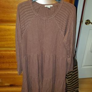 AMERICAN EAGLE mauve long sleeve dress